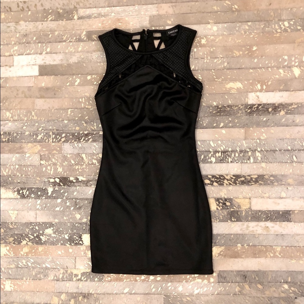 Black Bebe Mini Dress